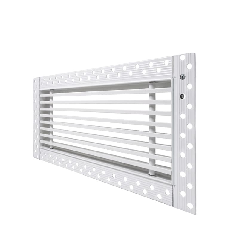 Дизайнерская съемная решетка для скрытого монтажа Brofer FUTURE-10 400x100 белая