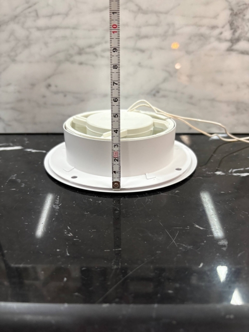 Диффузор на магнитах с вентилятором ТД100 белый цветочный орнамент 100 мм